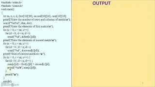 PROGRAM 14 - MATRIX ADDITION
