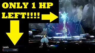 Pokémon Violet - ONLY 1 HP LEFT!!!! Lucario Beats 7-Star Tera Ice-Type Inteleon!