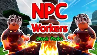 NPC Workers Update Coming Soon in THE SURVIVAL GAME ROBLOX #roblox