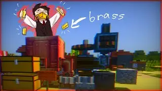 Steam + Engine + Aria Math in a Create+ Minecraft Cinematic*