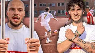WIR SPIELEN GEGEN EINE KNAST MANNSCHAFT! *Rückspiel im Gefängnis*
