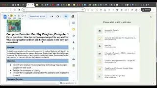 Google Go-To Split Screen Tabs