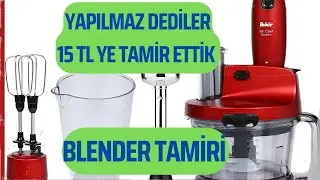 Blender Arızaları ve Dişli Tamiri Nasıl Yapılır.