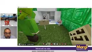 Minecraft com o aluno Heitor: Ciências - Cadeia Alimentar