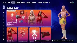 FORTNITE BUYING DOJA CAT BUNDLE