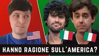 Americano risponde a Frank Matano e Luca Ravenna sull'America