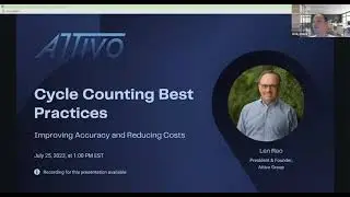 Cycle Counting Best Practices: Improving Accuracy and Reducing Costs Webinar