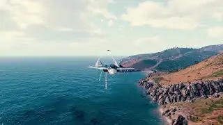 F-35 vs Su-57 dogfight \ اف 35 سوخوي 57 مطاردة \ Arma 3