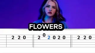 Lauren Spencer Smith - Flowers (Easy Guitar Tabs Tutorial)