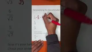 Day 15/30 #rationalising the #denominator #surds #mathinar #gcsemathsrevision