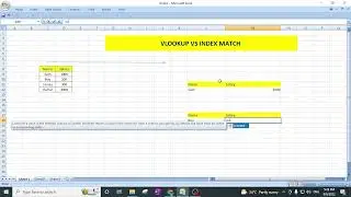 Index Match vs VLOOKUP Function in Microsoft excel