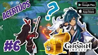 GENSHIN IMPACT GAMEPLAY resolviendo acertijos un tesoro perdido??