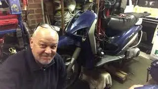 How to replace head stock bearings on a scooter no1