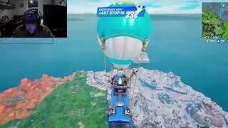 Playing fortnight zero build solo 1