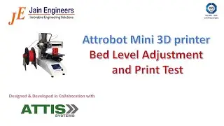 Attrobot Mini 3D Printer : Bed Level Adjustment Process