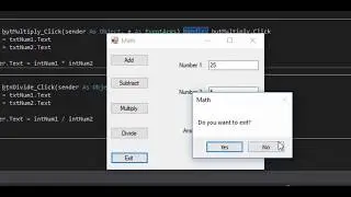 Simple Math Program VB.NET