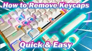 Quick and Easy Way to Remove Keycaps! (How to Remove Keycaps)