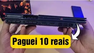 Comprei um ps2 por 10 reais