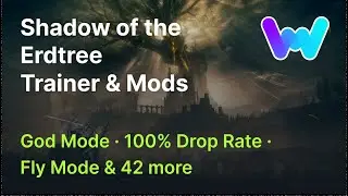 Elden Ring Shadow of the Erdtree Trainer +45 Mods (God Mode, Super Damage, 100% Drop Rate & 42 More)