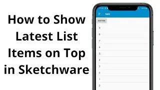Show Latest List Items on Top in Sketchware || How to Show Latest List Items on Top in Sketchware ||
