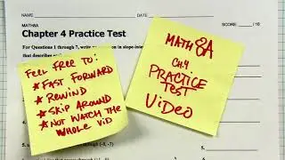 Math8A Chapter 4 Practice Test Review