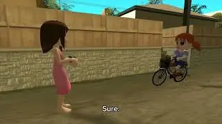 Chiyo and Osaka ride bicycles (Director cut's edition) 