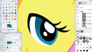 Fluttershy- My Little Pony Speed drawing (GIMP)