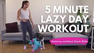 5 Minute Lazy Day Workout: Quick & Easy For When You Have No Motivation!