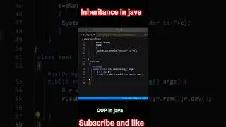 object oriented programming | inheritance in java | coding 