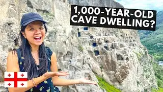 The INCREDIBLE CAVE CITY of VARDZIA GEORGIA (GEORGIA ROAD TRIP through Akhaltsikhe)