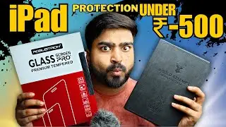 🔥Best iPad Cases & Tempered Glass under ₹-500/-🔥| iPad Accessories🔥
