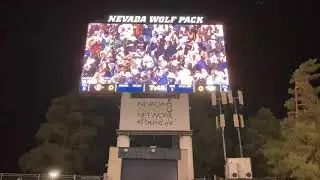 Eric Henry Andersen - National Anthem @ MacKay Stadium for Nevada Homecoming Game