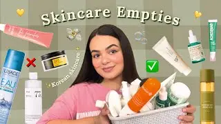 Empties 🎀🧴Skincare I can’t stop repurchasing 💸 Popular products that are NOT worth your money? 🫡