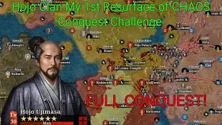 Great Conqueror 2 Shogun Hojo Clan My 1st Resurface of CHAOS FULL CONQUEST