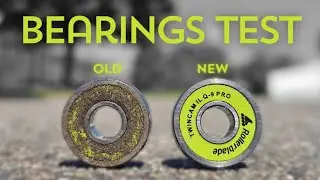 BEARINGS TEST | How much faster do you skate on new bearings? (compared to old)