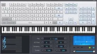 Virtual Piano Canon Rock - Piano Cover Canon Rock ( Midi Piano )