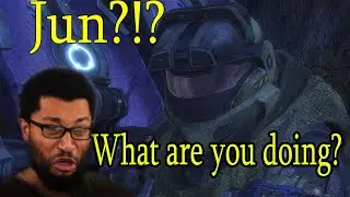 Jun being silly during my Halo reach playthrough - Nightfall