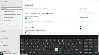 Lap top keyboard not working