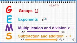 Order of Operations