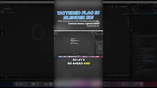 🎯Simulating Flowing Banners in Blender: CGI Tip! #cinematic #blender3d  #3danimation #b3d