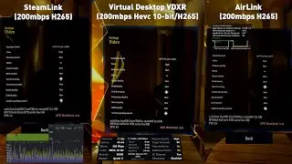 SteamLink vs VDXR vs AirLink
