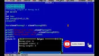 தமிழில்|Find the Length of an Array using sizeof()|C Programming Tutorial