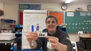 Kindergarten Writing Lesson  ('I Like to' sentences)