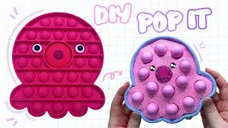 How to make Octopus POP IT Fidget Toy | Viral Fidget DIY