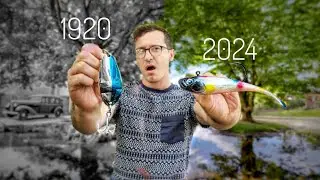 Fishing with 100 Years of Fishing Lures!