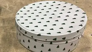 Turning a metal can into beautiful art!