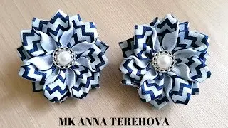 Цветок из лент / Школьные бантики