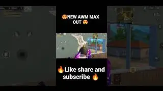 😍NEW AWM MAX OUT 😍 #shorts #pubgmobilelite  #bgmi #trending #whatsappstatus #pubglitenewawmmaxout