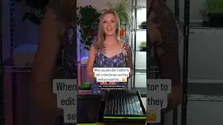 When you ask a Gen Z editor to edit a video for you and they send you back this... 🫠