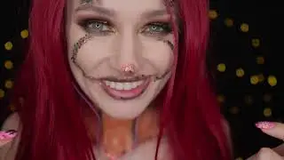 ZoyaMur ASMR HALLOWEEN Makeup Artist 🤤 ASMR Spit Paining YOU 🤤
